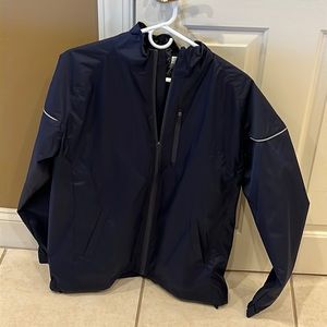 Robert Graham blue wind breaker